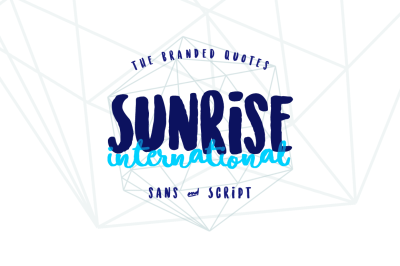 Sunrise International (Typeface)