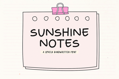 SUNSHINE NOTES Free Download