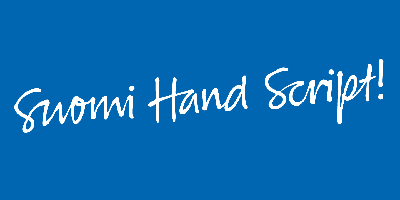 Suomi Hand Script Free Download