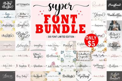 Super Big - Collection Font Bundle Free Download