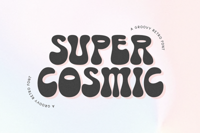 Super Cosmic | Bubbly Retro Font Free Download