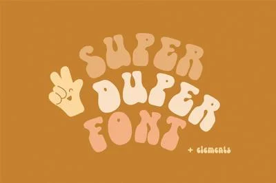 Super Duper | Handwritten font