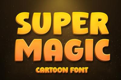 Super Magic Cartoon Font Free Download