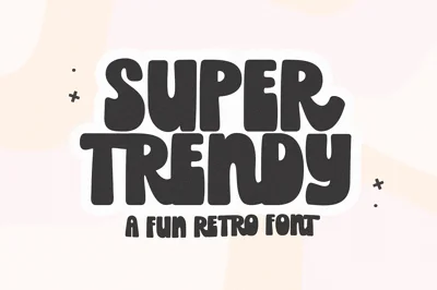 Super Trendy | Retro Font