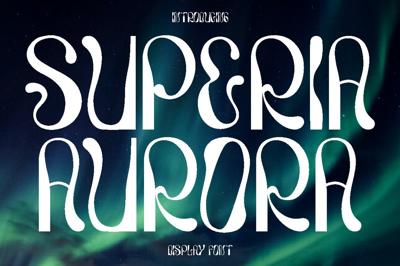 Superia Aurora - Display Font Free Download