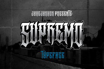 SUPREMO Font