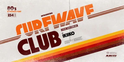 Surfwave Club Font