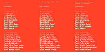 Surt Font