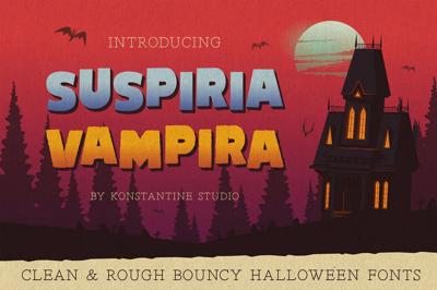 SUSPIRIA VAMPIRA - Bouncy Fonts Free Download