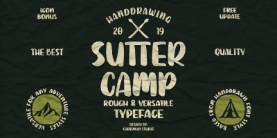 Sutter Camp Font