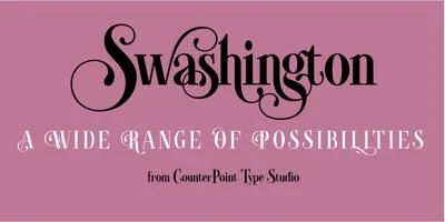 Swashington Font