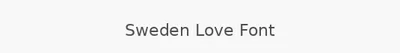 Sweden Love Font