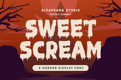 Sweet Scream - Display Font Free Download