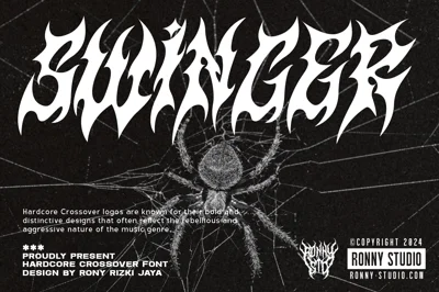 Swinger Hardcore Crossover Font