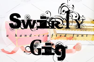 SWIRLY GIG Hand Crafted Font Free Download