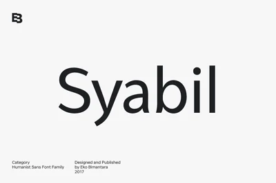 Syabil 18 Sans Serif Font