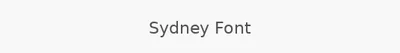 Sydney Font