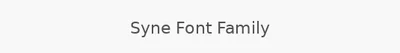 Syne Font Family