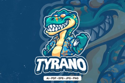 T-Rex Logo template for eSport and Sport