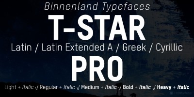 T-Star Pro Font