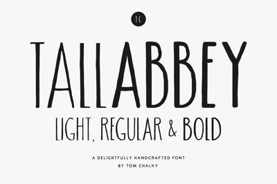 Tall Abbey Sans - Handwritten Font Free Download