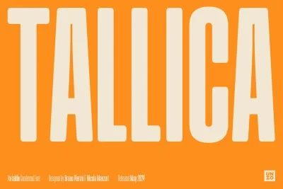 Tallica - Variable Typeface Font