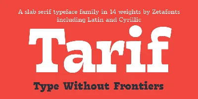 Tarif Font