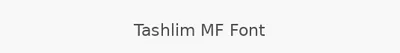 Tashlim MF Font