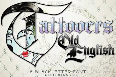 Tattooers Old English Font Free Download