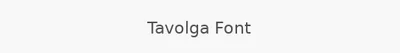 Tavolga Font