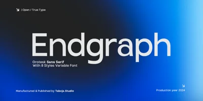 TBJ Endgraph 8 Sans Family