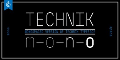 Technik Mono Font