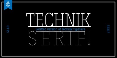 Technik Serif Font