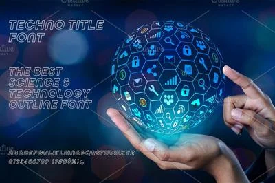 Techno Title Font