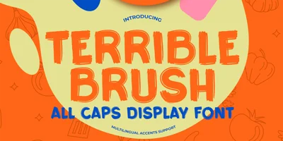 Terrible Brush Font