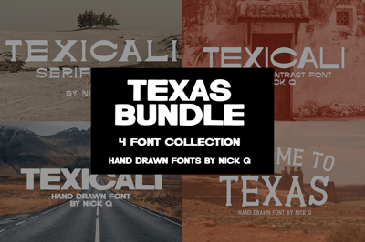 Texas Font Bundle Free Download