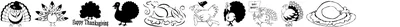 Thanksgiving Turkey Font