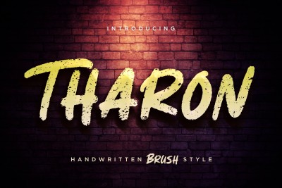 Tharon Brush Business Font