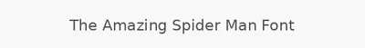 The Amazing Spider Man Font
