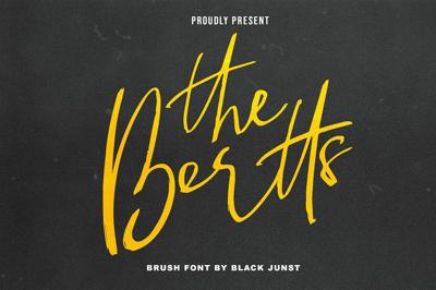 The Bertts - Signature Brush Font Free Download