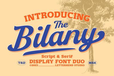 The Bilany - Display Font Duo Free Download