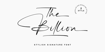 The Billion Font