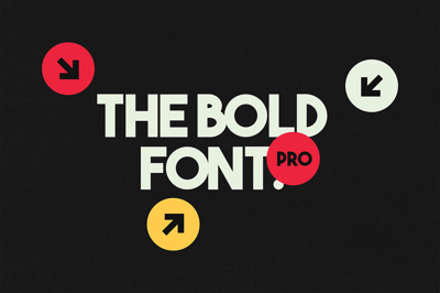 THE BOLD FONT. PRO Free Download