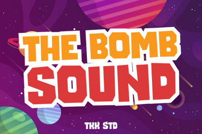 The Bomb Sound - Modern Font Free Download