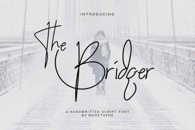 The Bridger Script Font