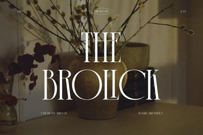 The Brolick Elegant Serif Typeface Free Download