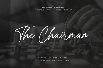 The Chairman Modern Signature Font Free Download