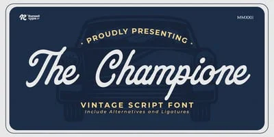 The Champione Font
