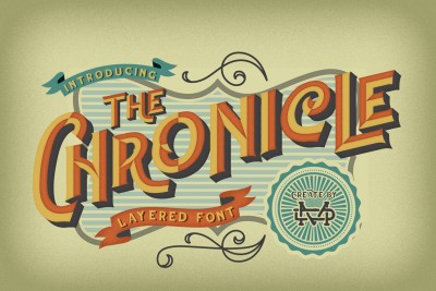 The Chronicle Layered Font