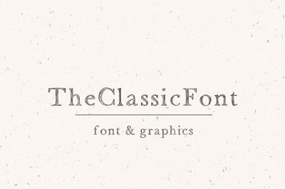 The Classic Font / serif type Free Download